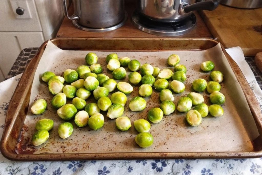 Recette de choux de Bruxelles croustillants rôtis au four sans friture