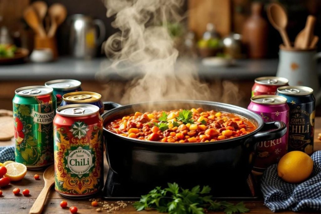 Recette de chili aux 7 boîtes de conserve facile et savoureuse
