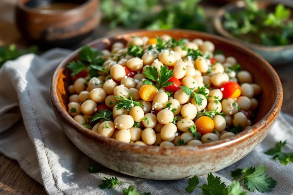 Salade de haricots blancs méditerranéenne : découvrez la recette de Joy Bauer