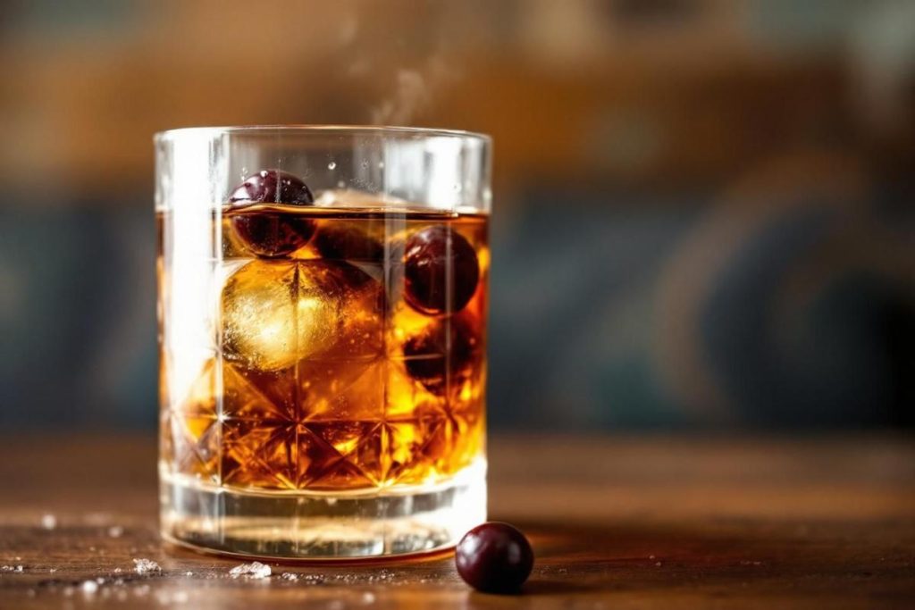 Meilleure recette de old fashioned aux cerises enrobées de chocolat