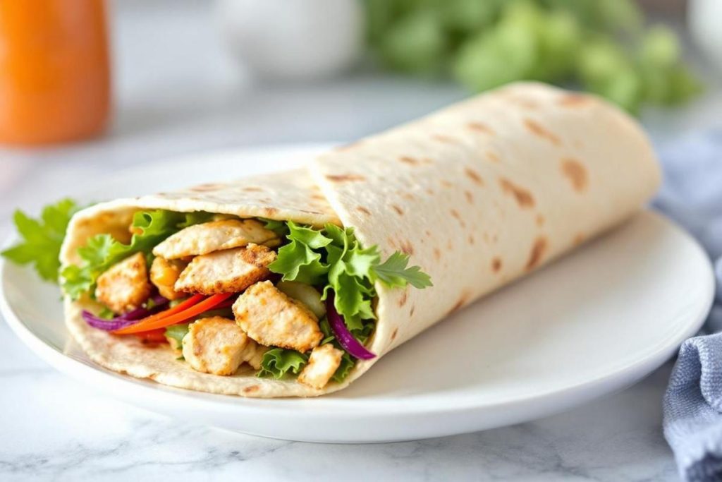Recette rapide de wraps au poulet savoureux et faciles à préparer
